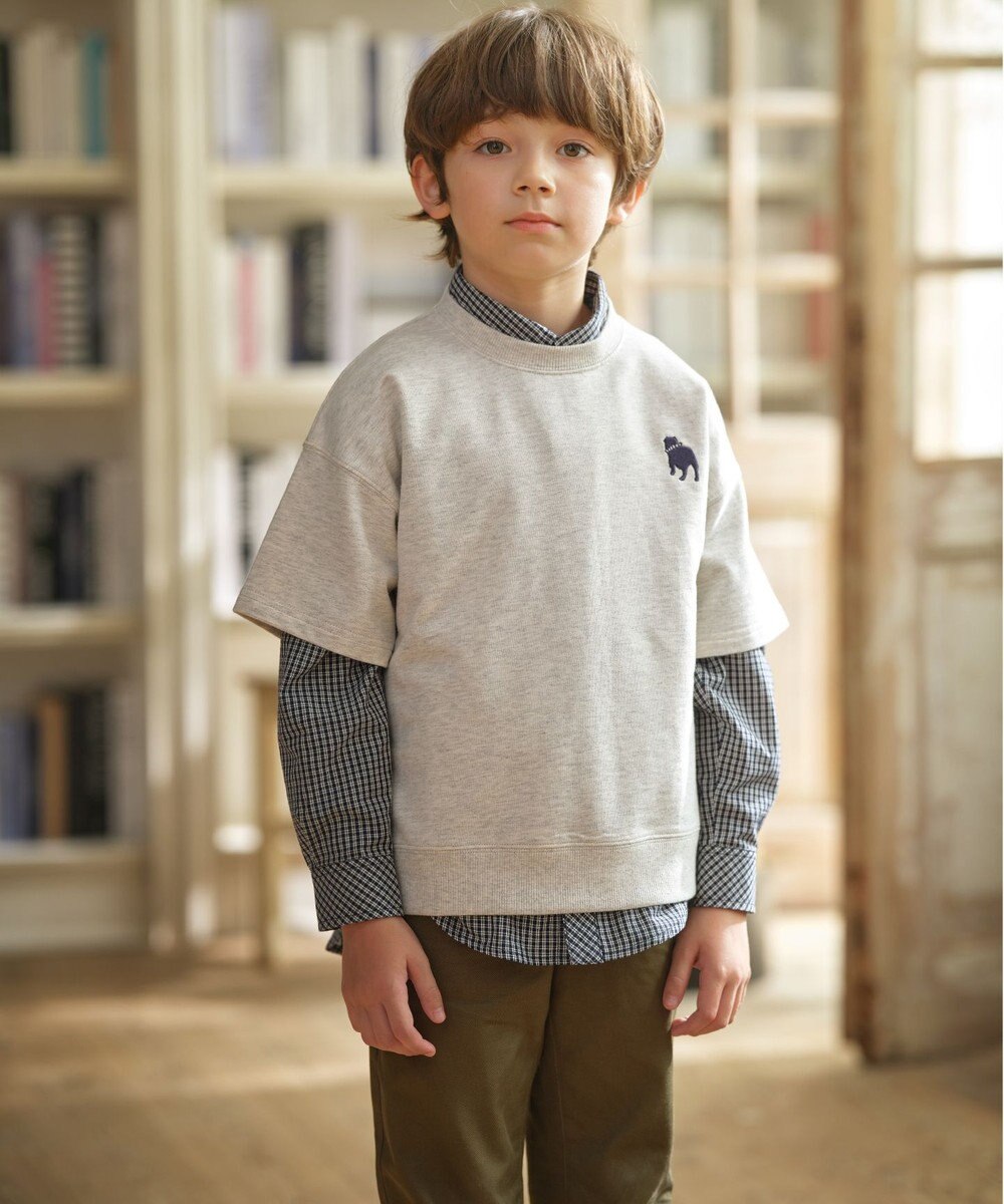 J.PRESS KIDS 【140-170cm】オックス チェックシャツ 