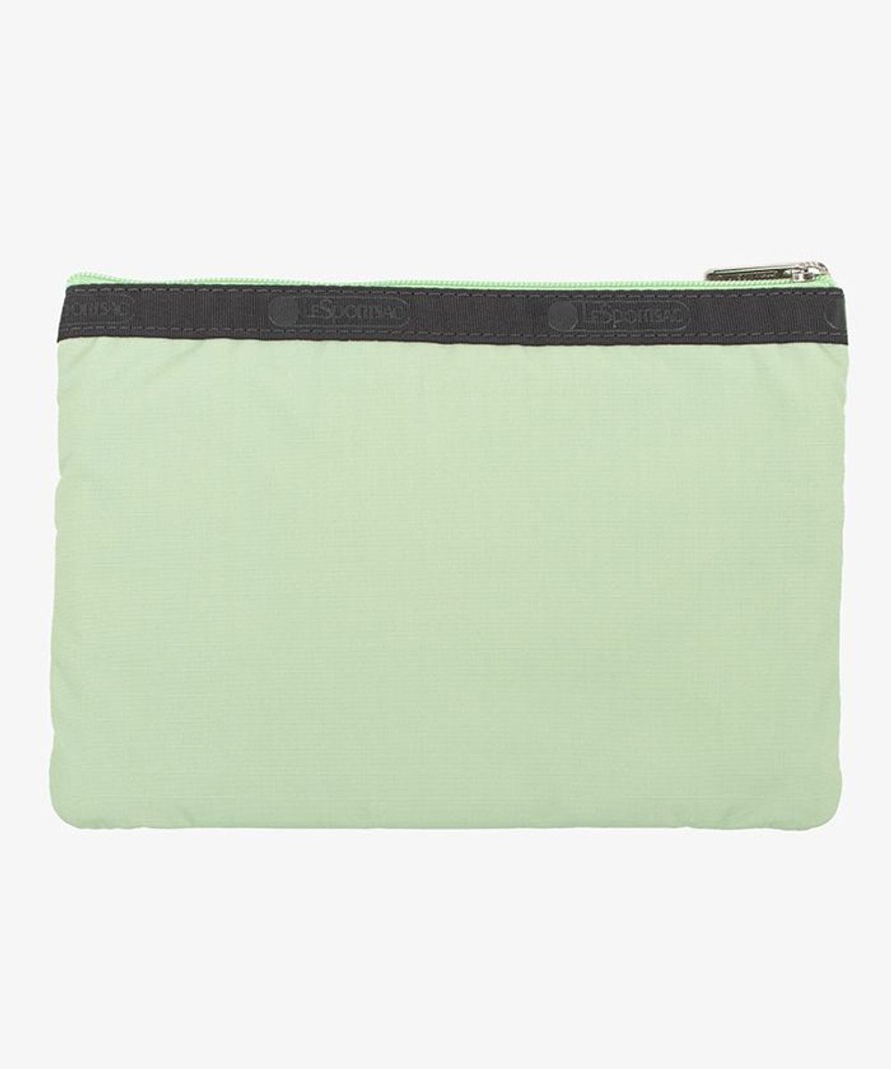 LeSportsac 3ZIP COSMETIC/フロスティグリーン/サンダー 