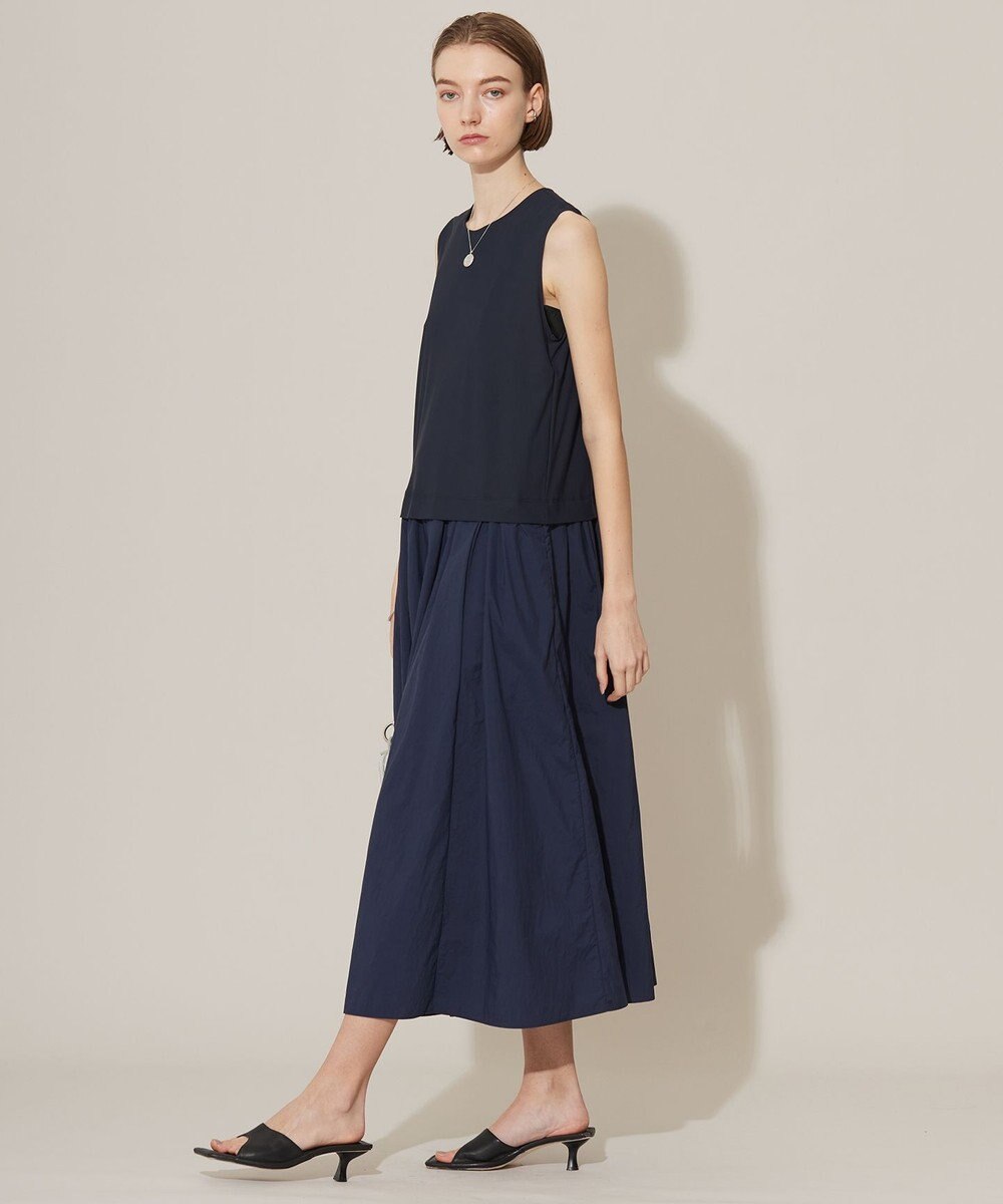 ICB L 【接触冷感・UVカット・洗える】アトラストリコット コンビドレス 