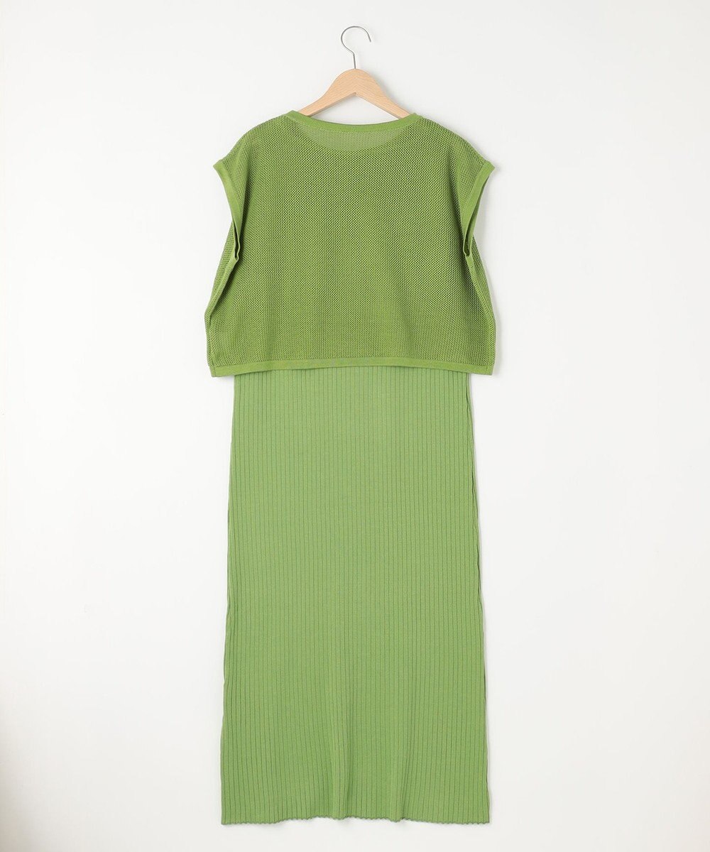 SHARE PARK LADIES 【セットアイテム】レーヨンナイロンニットワンピース 