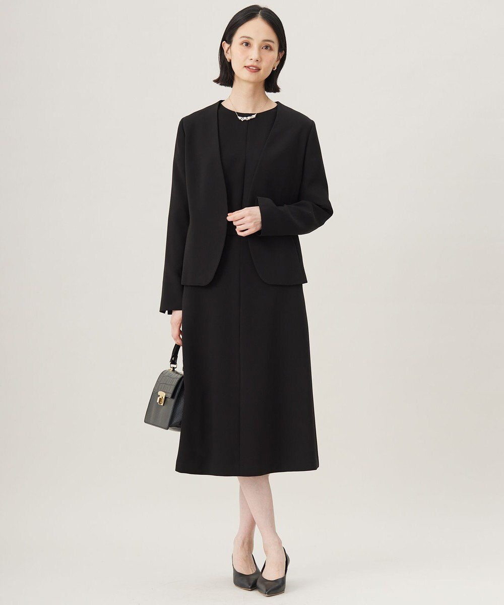 自由区 S 【セットアップ対応】トリアセダブルクロスノーカラー ジャケット 