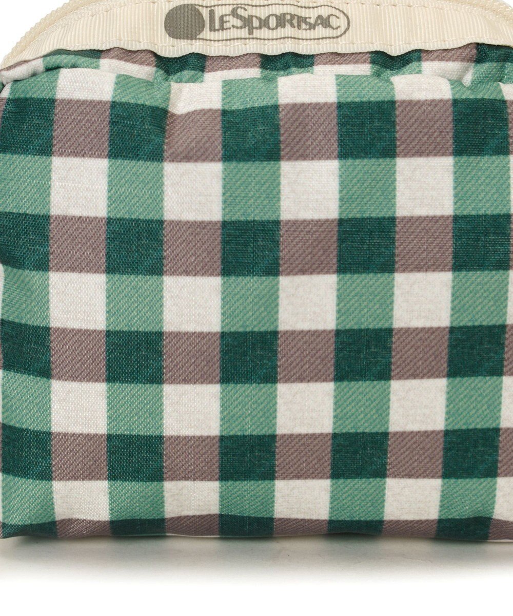 LeSportsac SQUARE COSMETIC/フォレストギンガム 