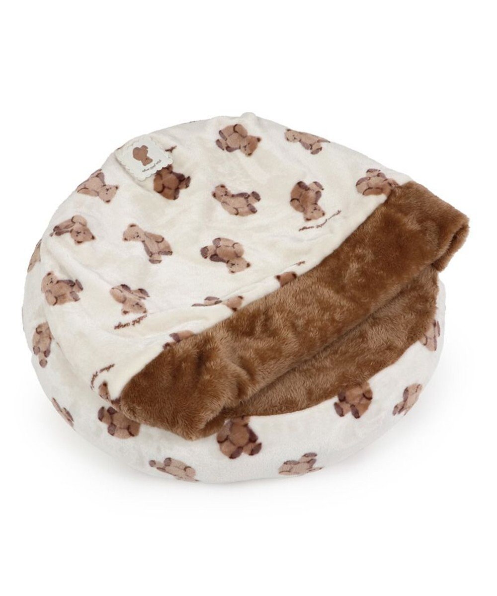 PET PARADISE ペットパラダイス くまちゃん 遠赤外線 寝袋 丸型 M ( 60cm) 