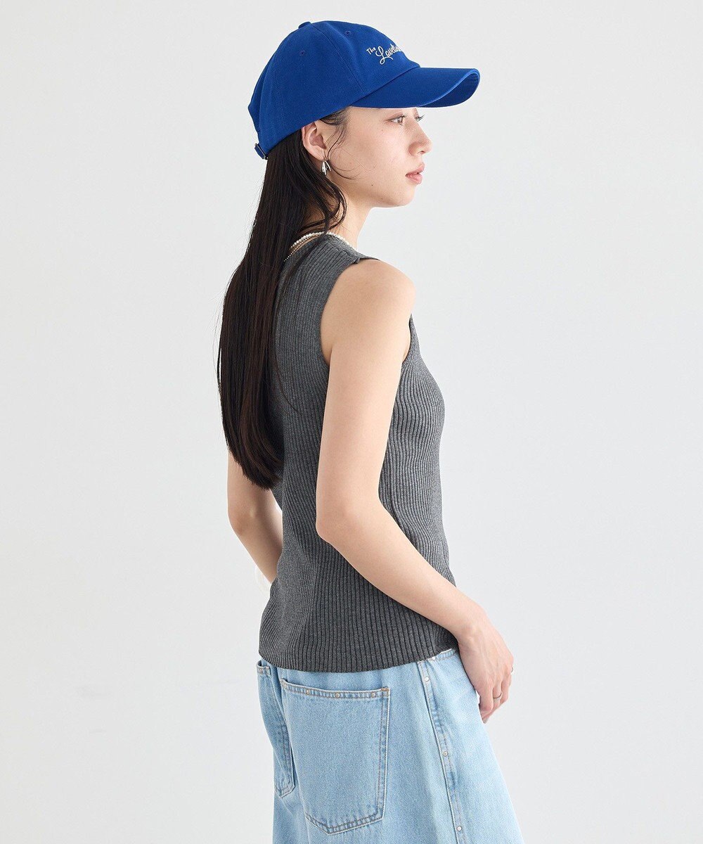 earth music&ecology 前後2WAYスリット釦タンクトップ 