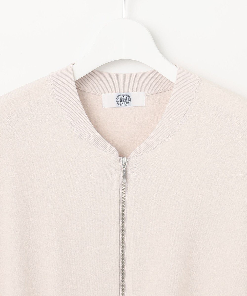 J.PRESS LADIES 【洗える】ニット ブルゾン 