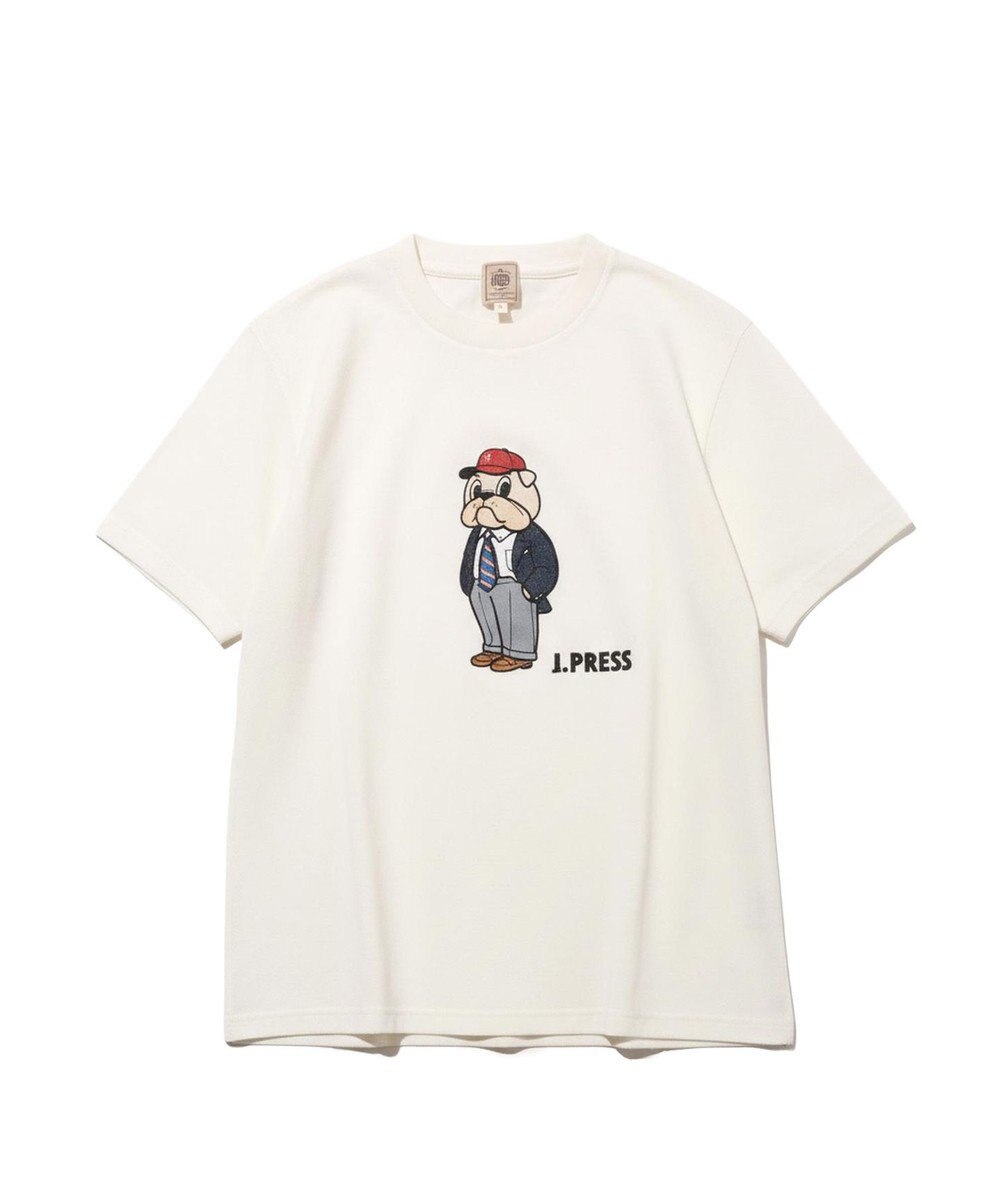 J.PRESS MEN 新デザイン【BULLDOG BOY】プリント Tシャツ 