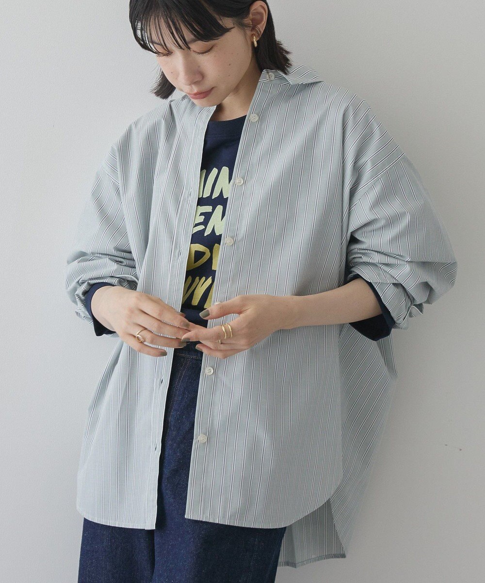 AMERICAN HOLIC イージーケアブロードシャツ 