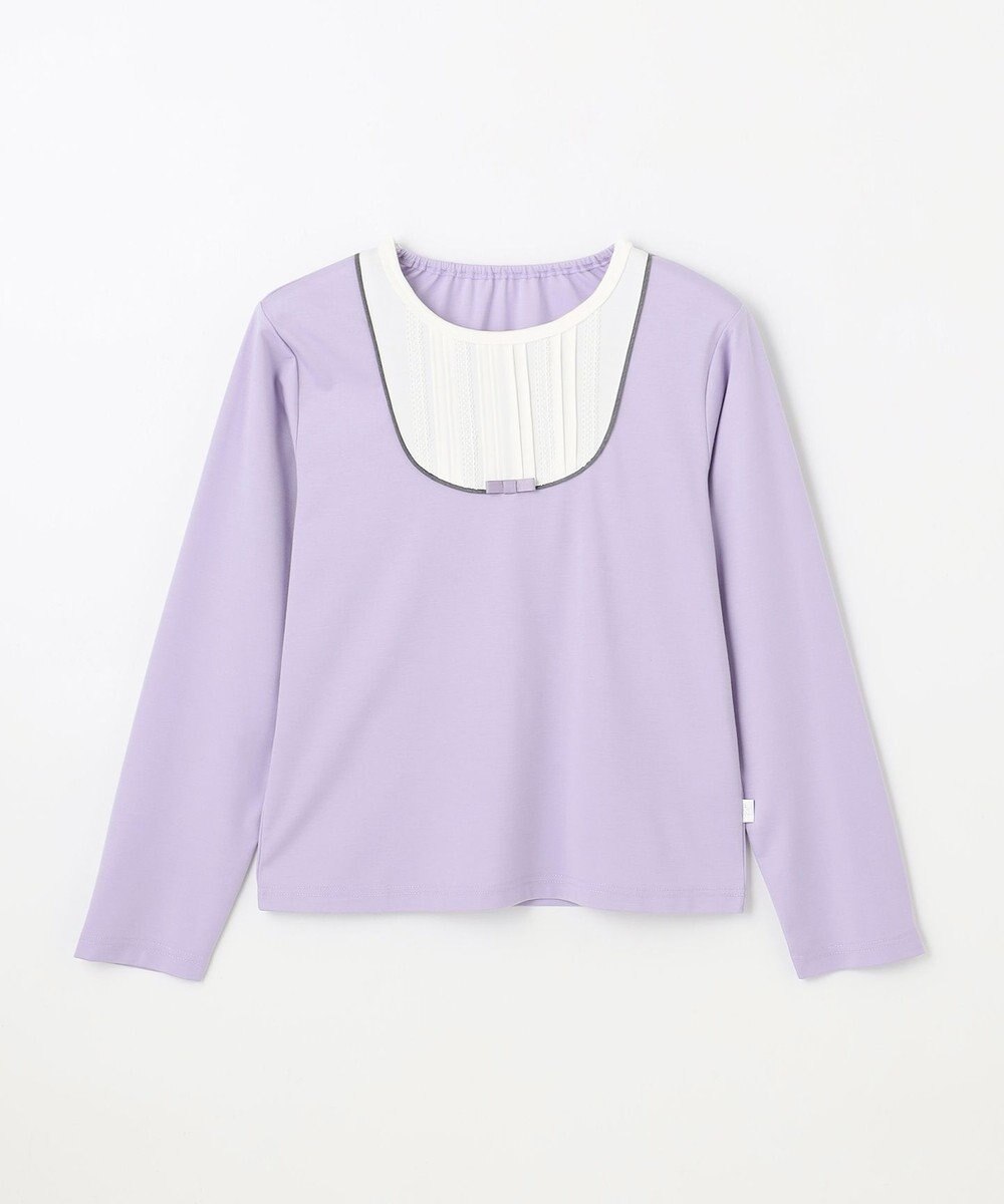 組曲 KIDS 【150-160㎝】【接触冷感・UVカット】サラリとヨークデザイン トップス 