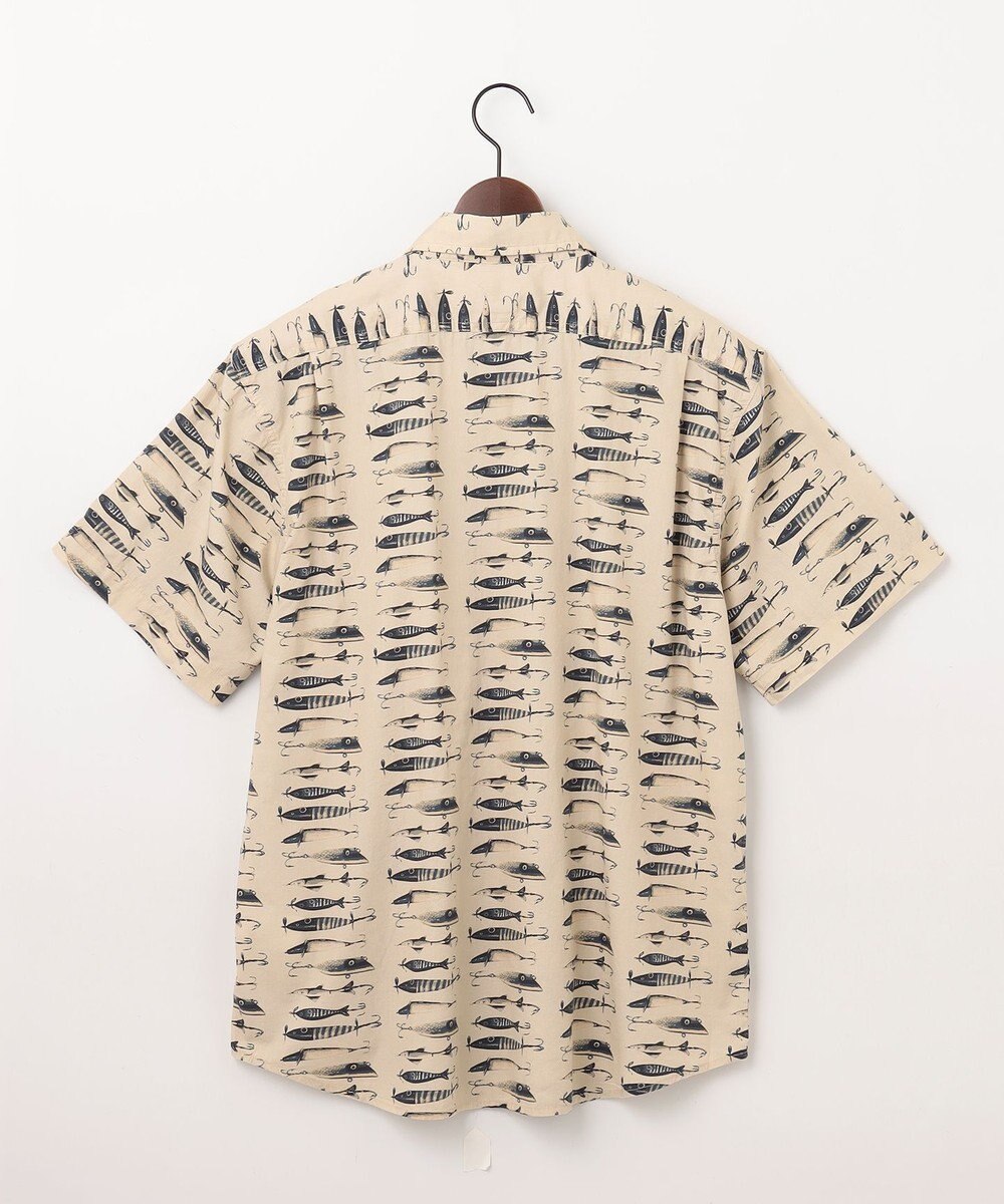 JOSEPH ABBOUD MOUNTAIN 【FILSON】WASHED SHORT SLEEVE FEARHER CLOTH SHIRT 