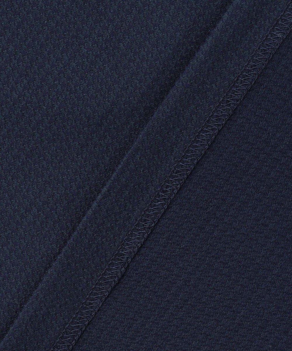 JOSEPH ABBOUD 【オーガニックコットン使用・JAPANファブリック】ミニ千鳥サッカー ポロシャツ 