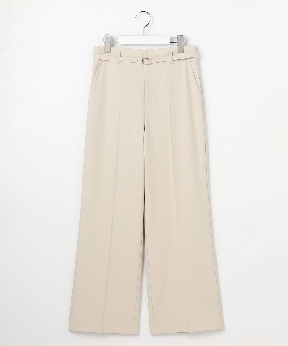 ANY SIS L ウーステッドエステル ワイドパンツ 