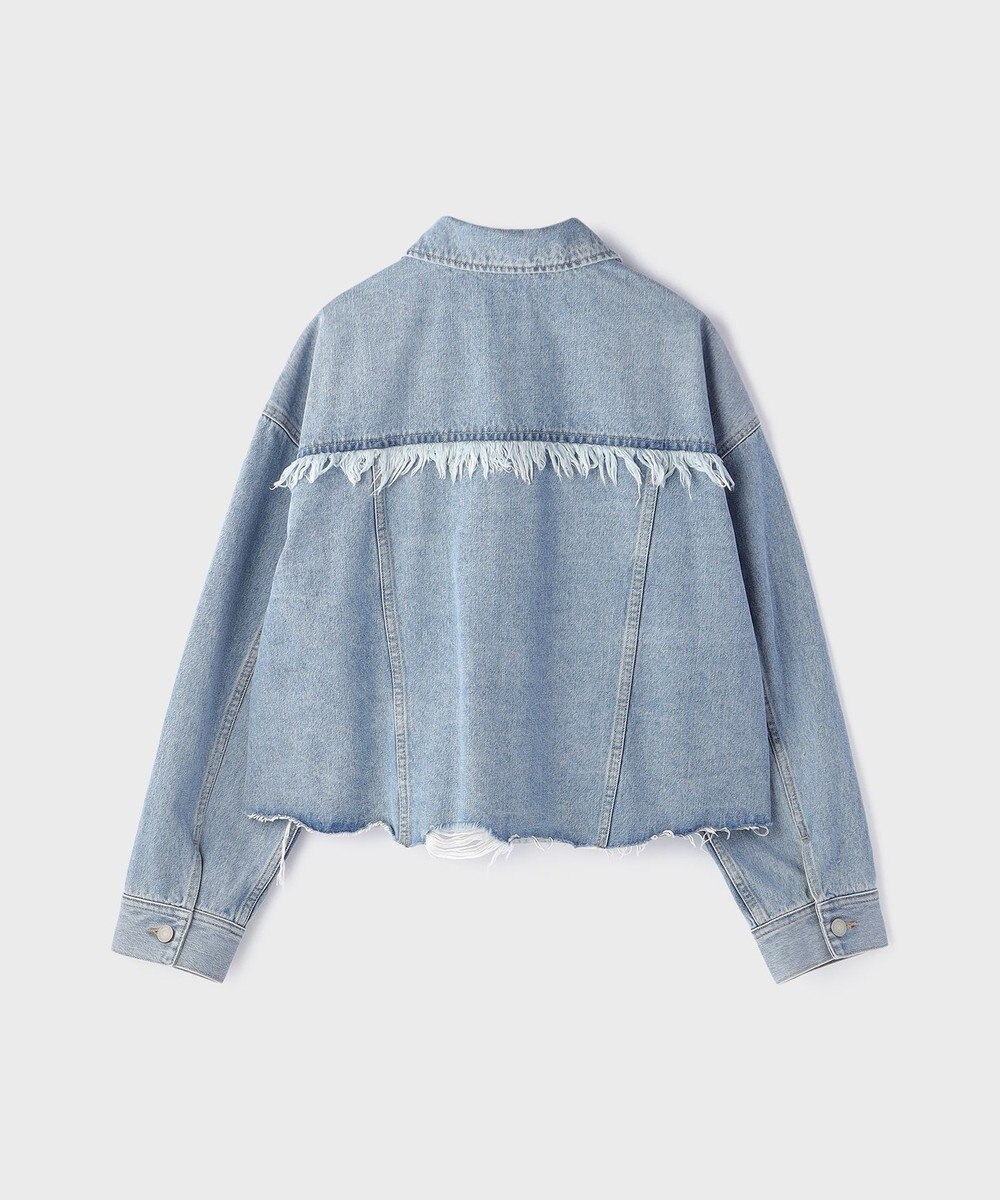 GRACE CONTINENTAL フリンジデニムジャケット 