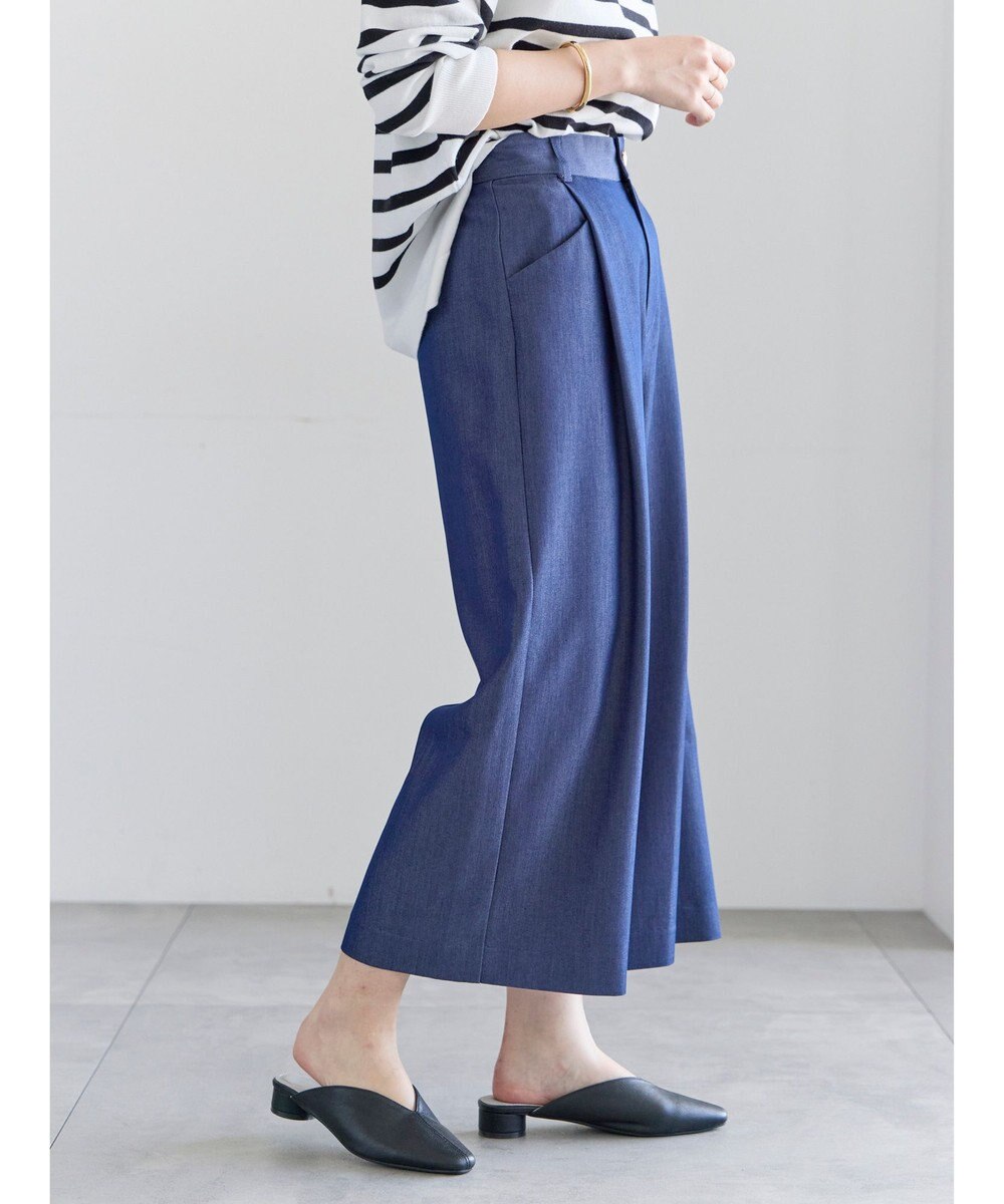 Te chichi タックポケットワイドクロップトパンツ 