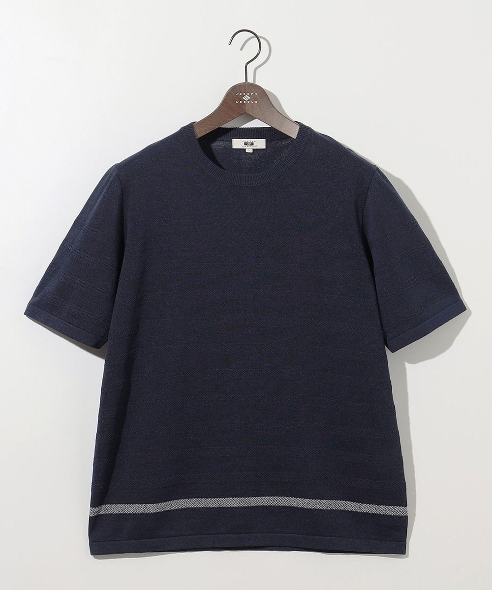 JOSEPH ABBOUD 【エコ素材/軽量/通気性/速乾性】ペーパーヤーンニット Ｔシャツ 