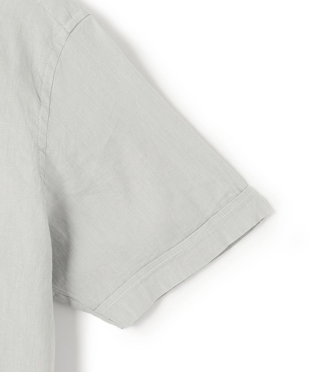 JOSEPH HOMME リネンストレッチブロード ウィングカラー半袖シャツ 