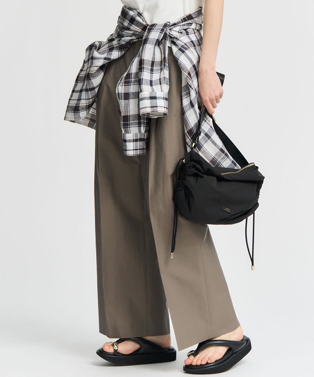 23区 【先行予約】MANTECOブライトワッシャー ワイドパンツ 