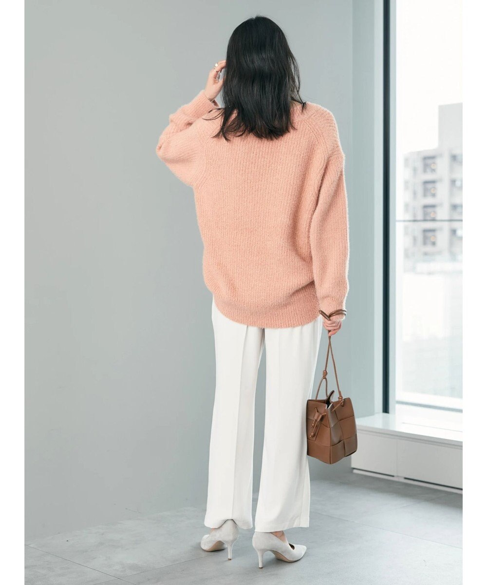 AMERICAN HOLIC モールヤーン片畦Ｖネックニットプルオーバー 