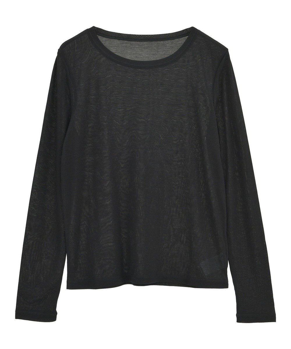 earth music&ecology クルーネックシアーテレコプルオーバー 