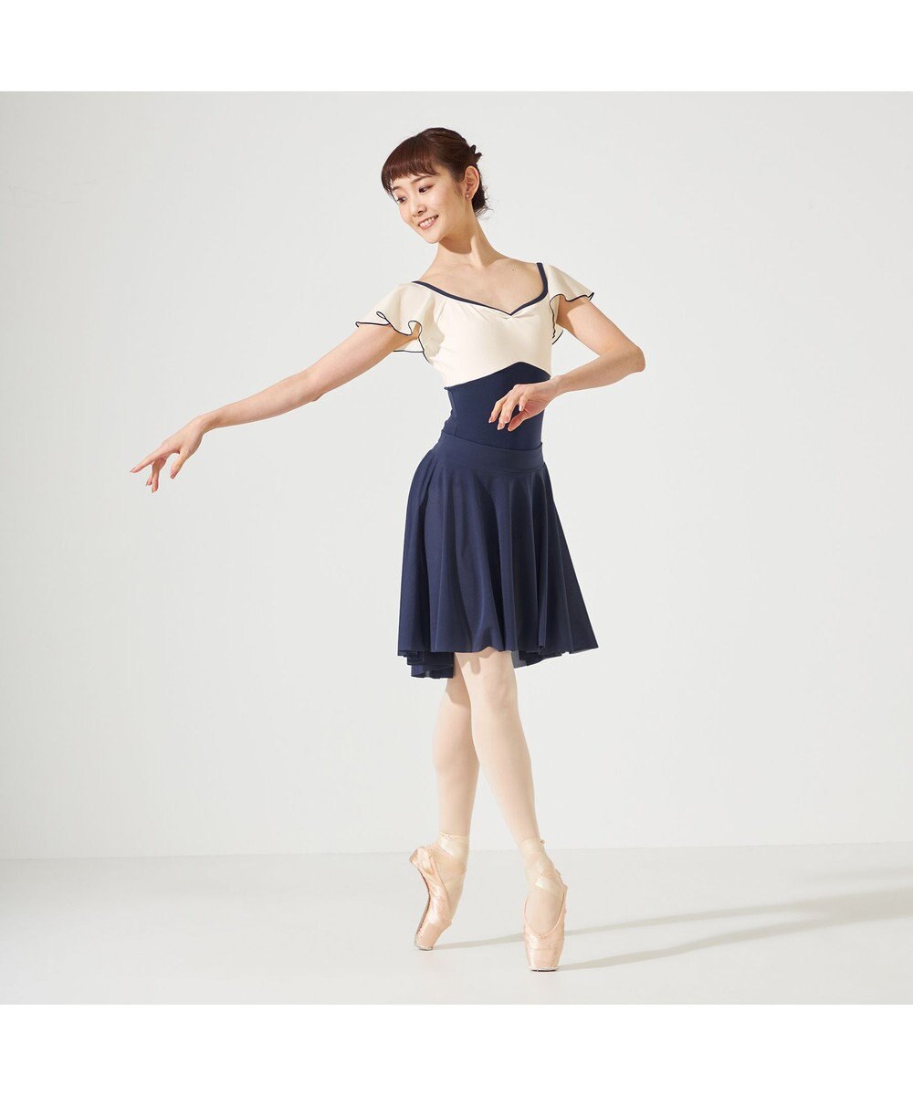 Chacott フレアスリーブレオタード 