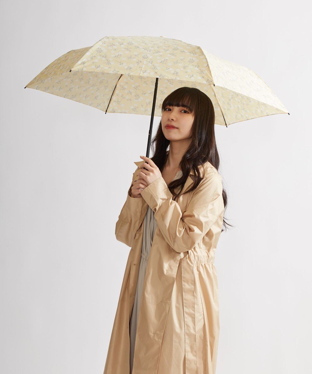 MOONBAT 【超撥水】フロータス (FLO(A)TUS) 折りたたみ傘 コットンフラワー 耐風 