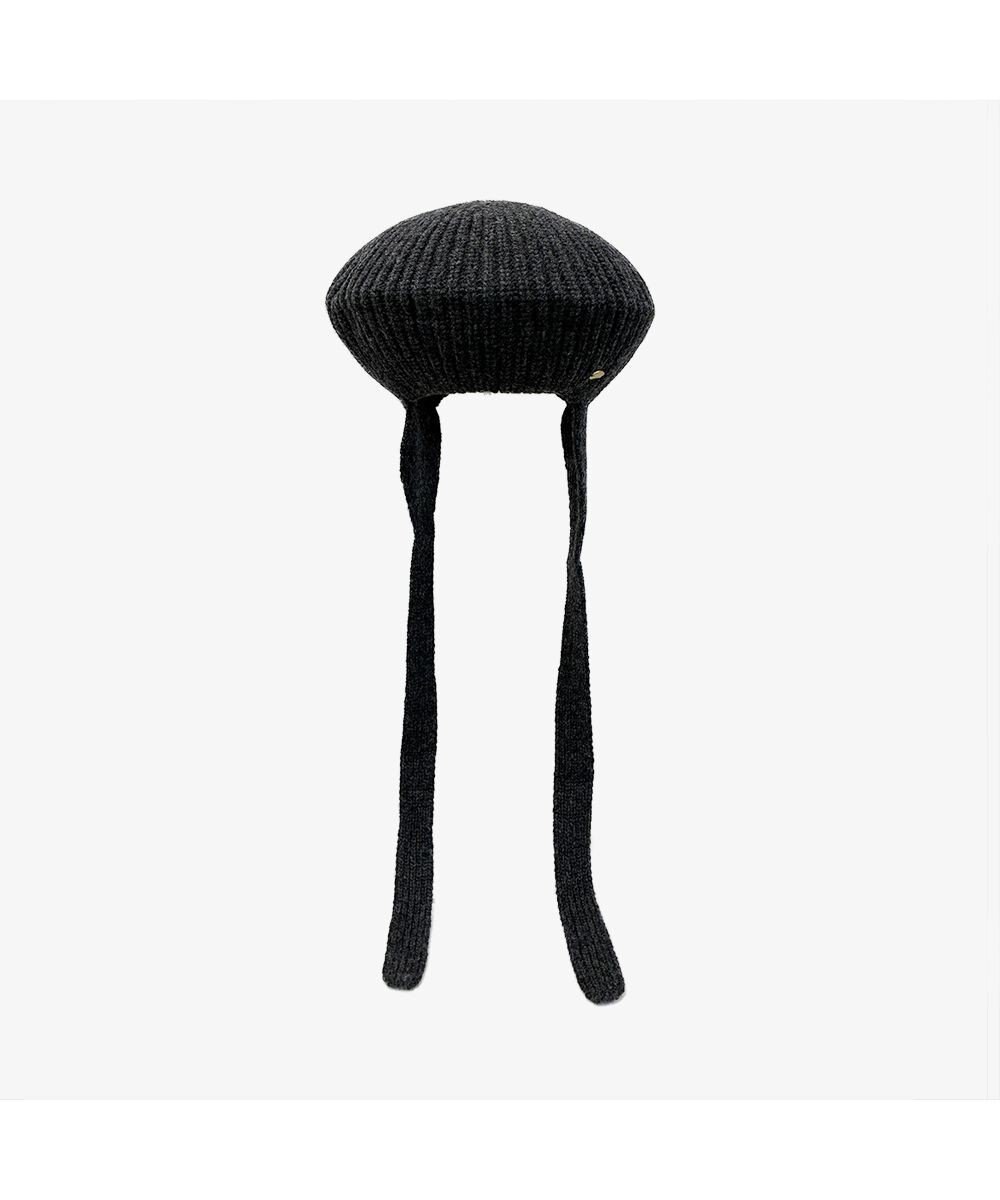林八百吉商店 un chapeau   紐付きベレーニット 