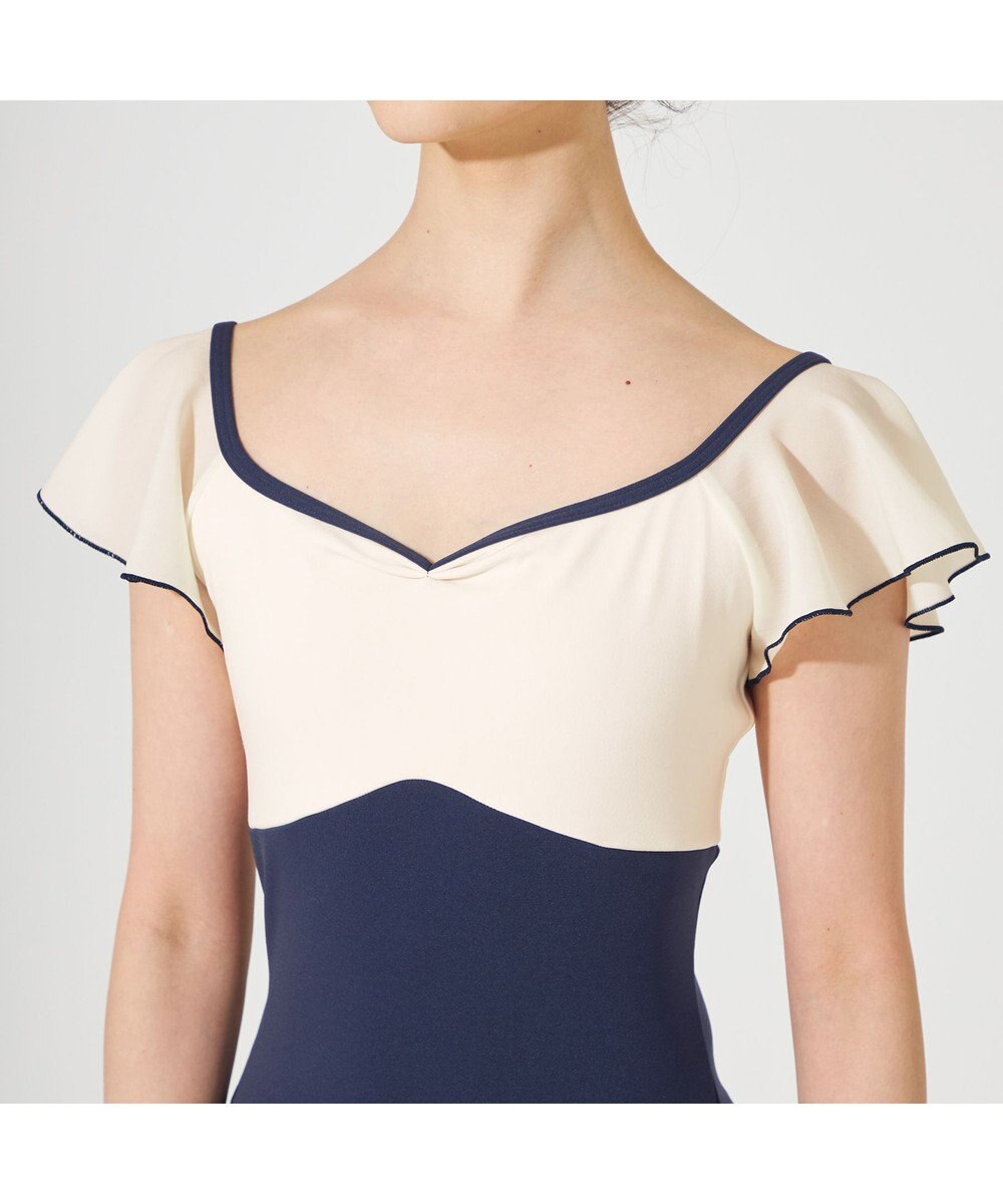 Chacott フレアスリーブレオタード 