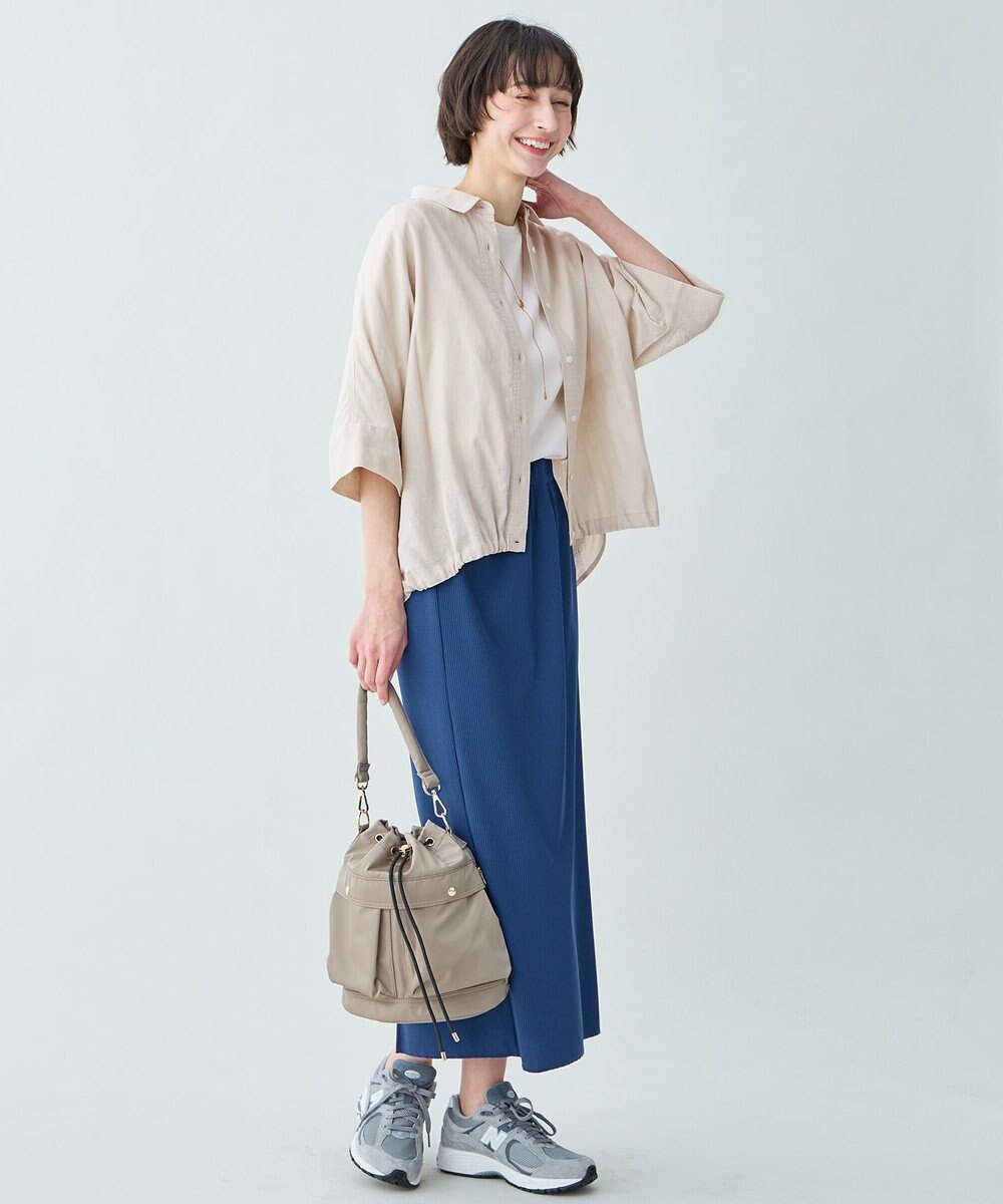 ANY ヨーロピアンリネンハーフスリーブシャツ 