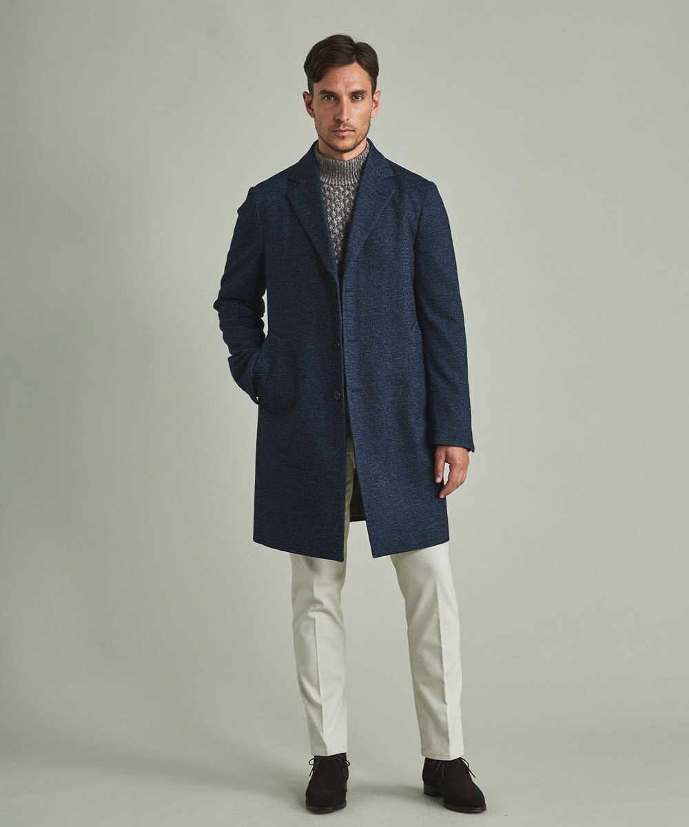 GOTAIRIKU 【AIRY MOVE】Ｔ/Ｗジャージーリラックスチェスター コート 