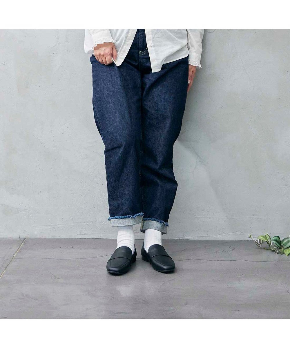 ing <ing>【WEB限定】レザーベルトローファー 