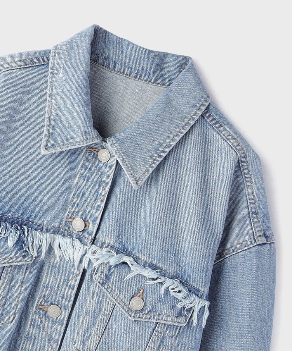 GRACE CONTINENTAL フリンジデニムジャケット 