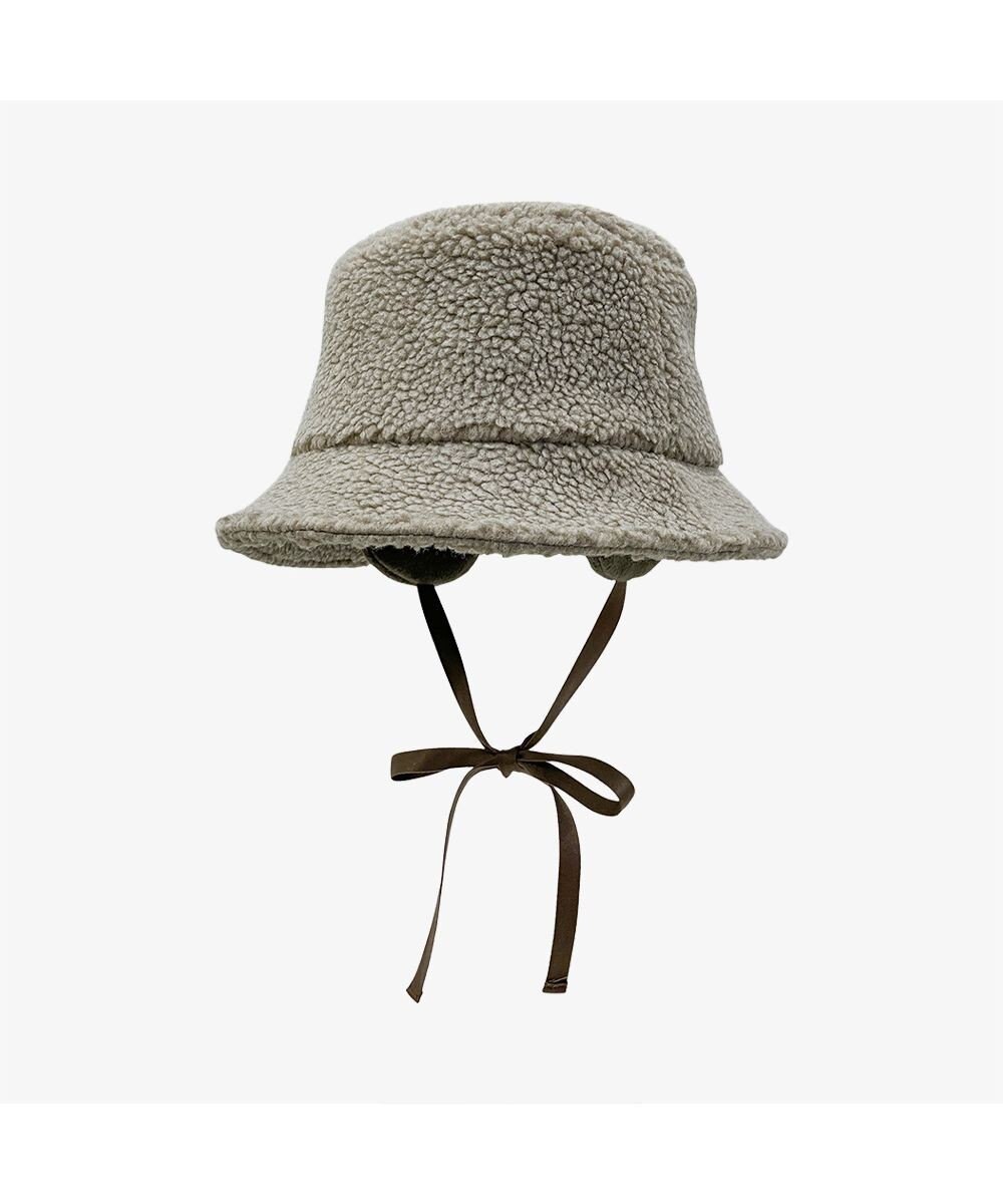 林八百吉商店 un chapeau 耳付きボアバケット 