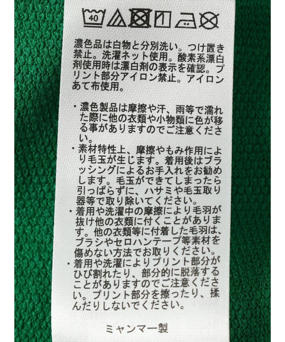 Green Parks コットンＵＳＡミニ裏毛リメイク風プルオーバー 