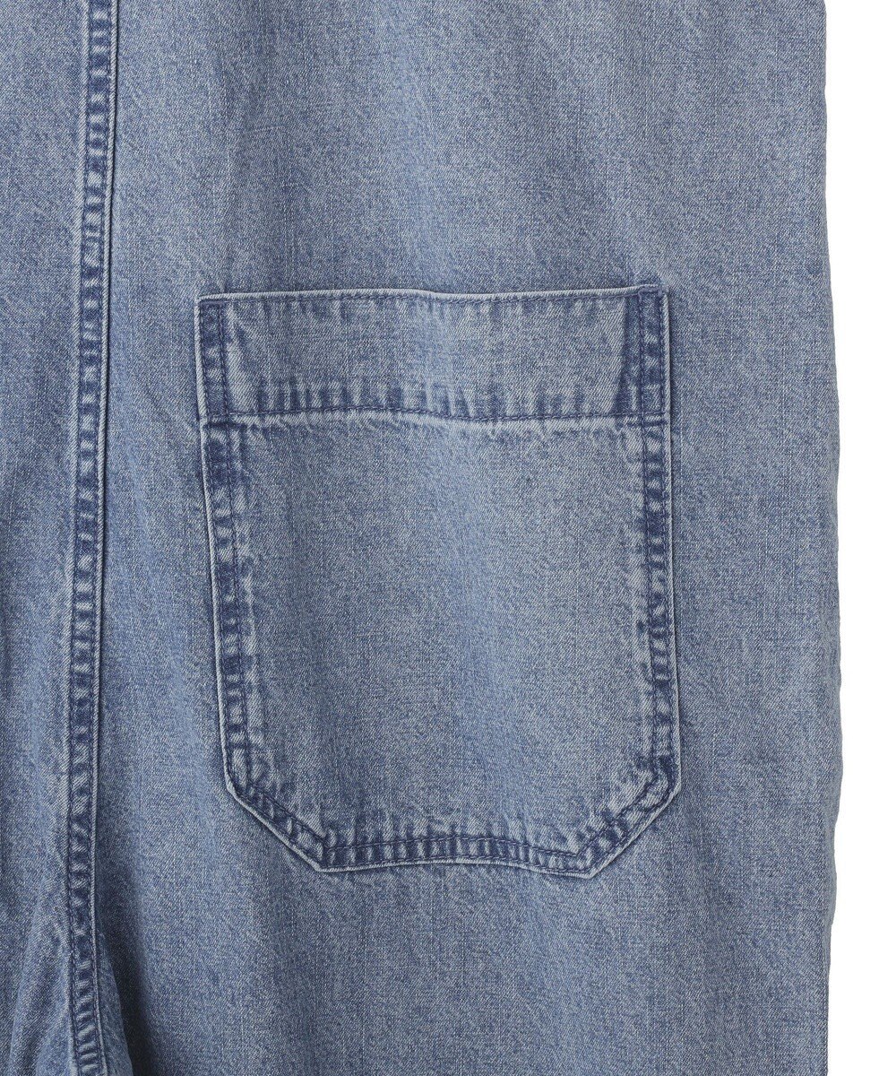 YECCA VECCA 綿麻デニムサロペット 