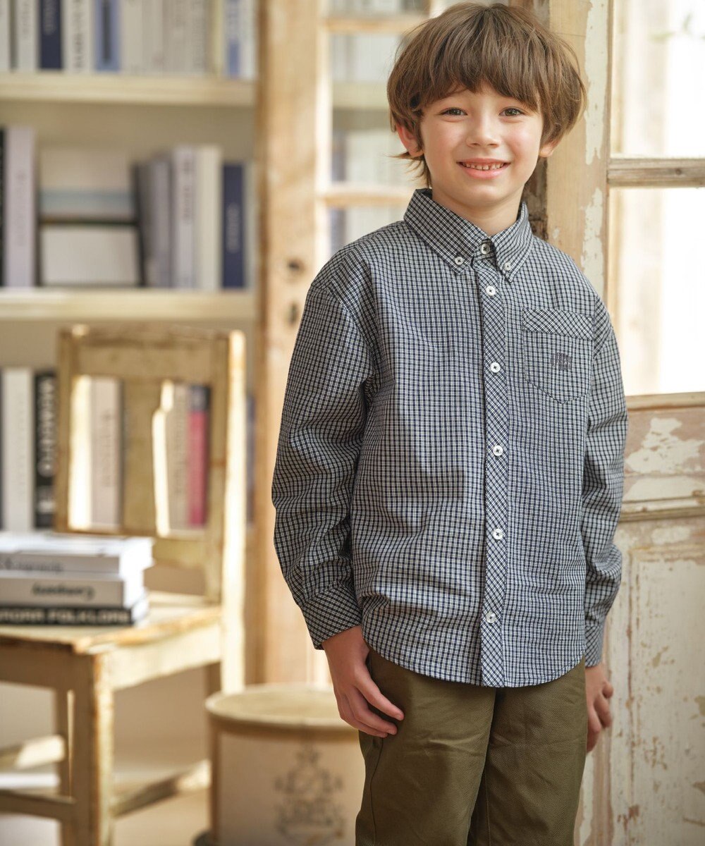 J.PRESS KIDS 【140-170cm】オックス チェックシャツ 
