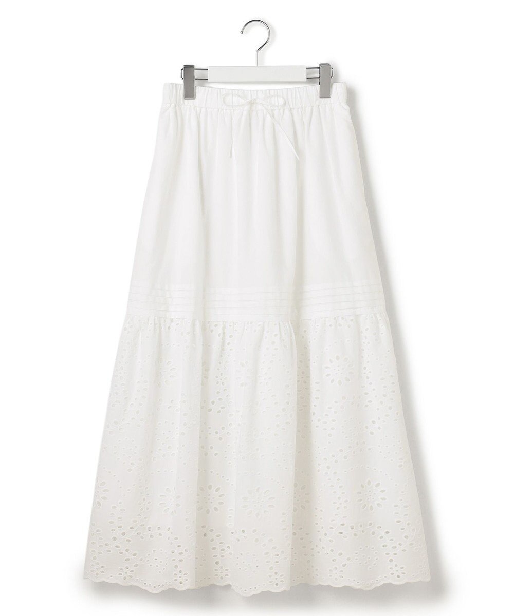 23区 【先行予約】カットワークエンブロイダリー スカート 
