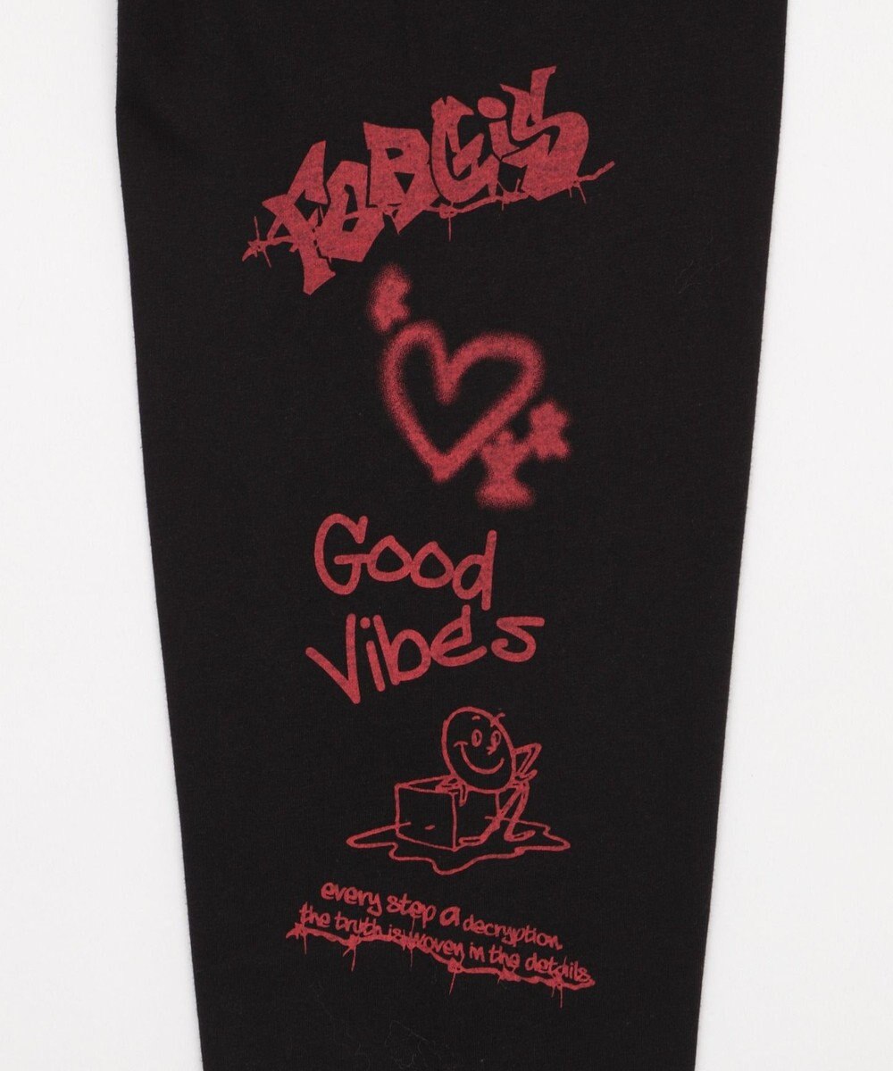 WEGO 【ユニセックス着用ITEM/MLサイズ展開】スリーブロゴグラフィックラグランT（LS） 