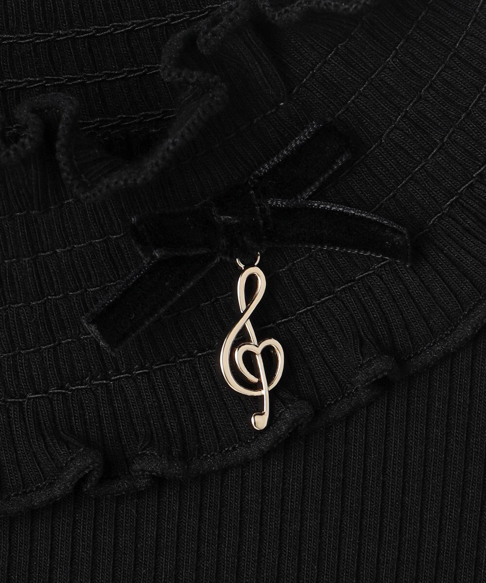 ANY KIDS 音符チャーム付き カットソー 