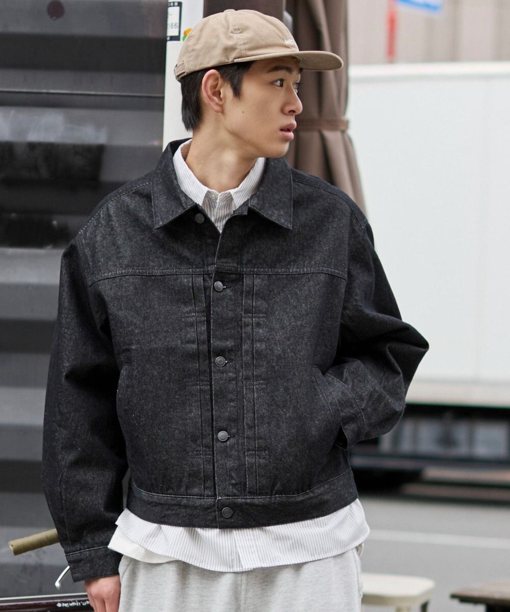 WEGO 【ユニセックス着用ITEM】リジットデニムジャケット 