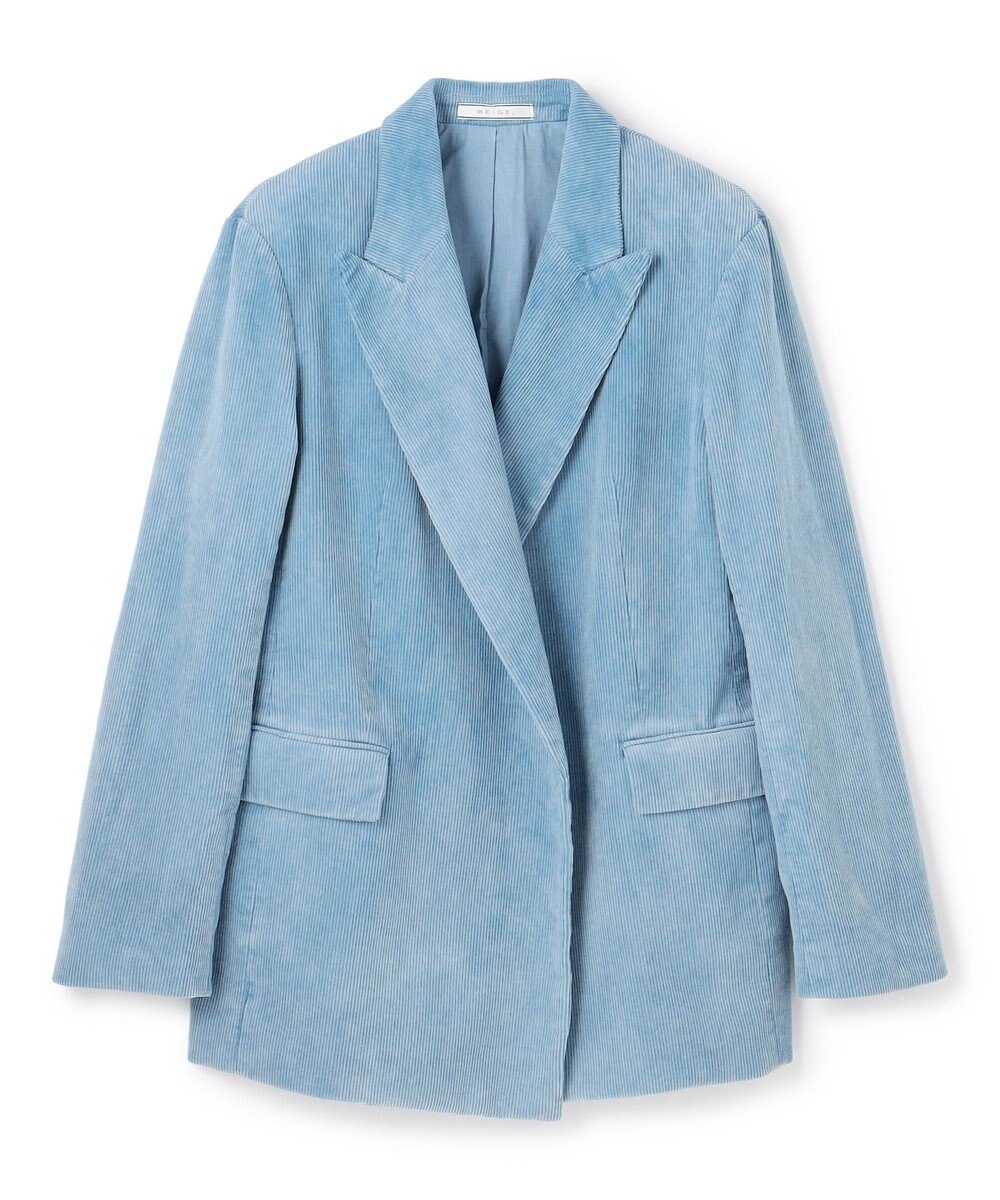 BEIGE， 【FUDGE 10月号掲載】BANGS / コットンコーデュロイテーラードジャケット 