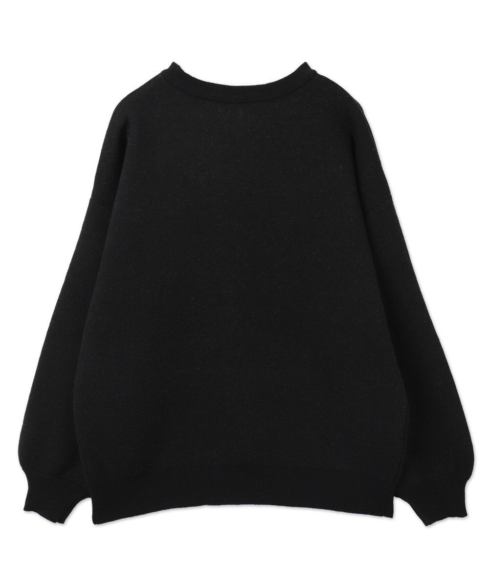 WEGO グラフィックBIGニットプルオーバー 