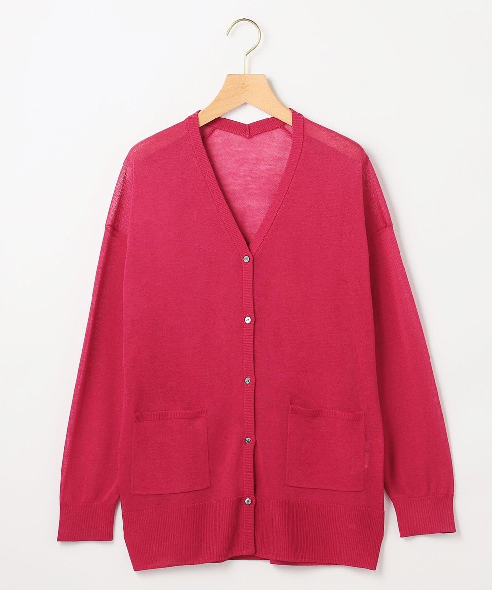 組曲 S 【先行予約】シアーニットVネック カーディガン 