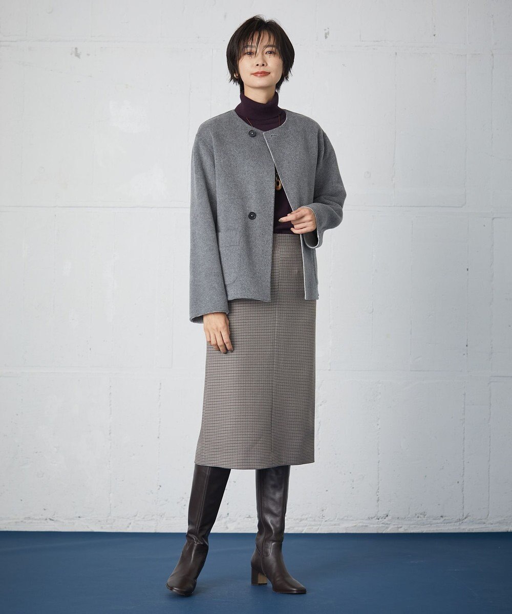 J.PRESS LADIES L 【洗える】PRINCE タートルネック ニット 