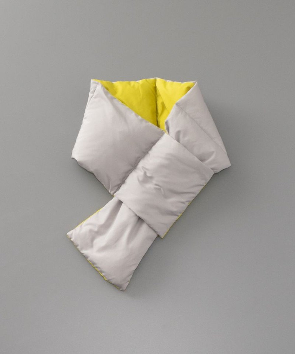 AURORA WEB限定 リバーシブル差込 ダウン マフラー 