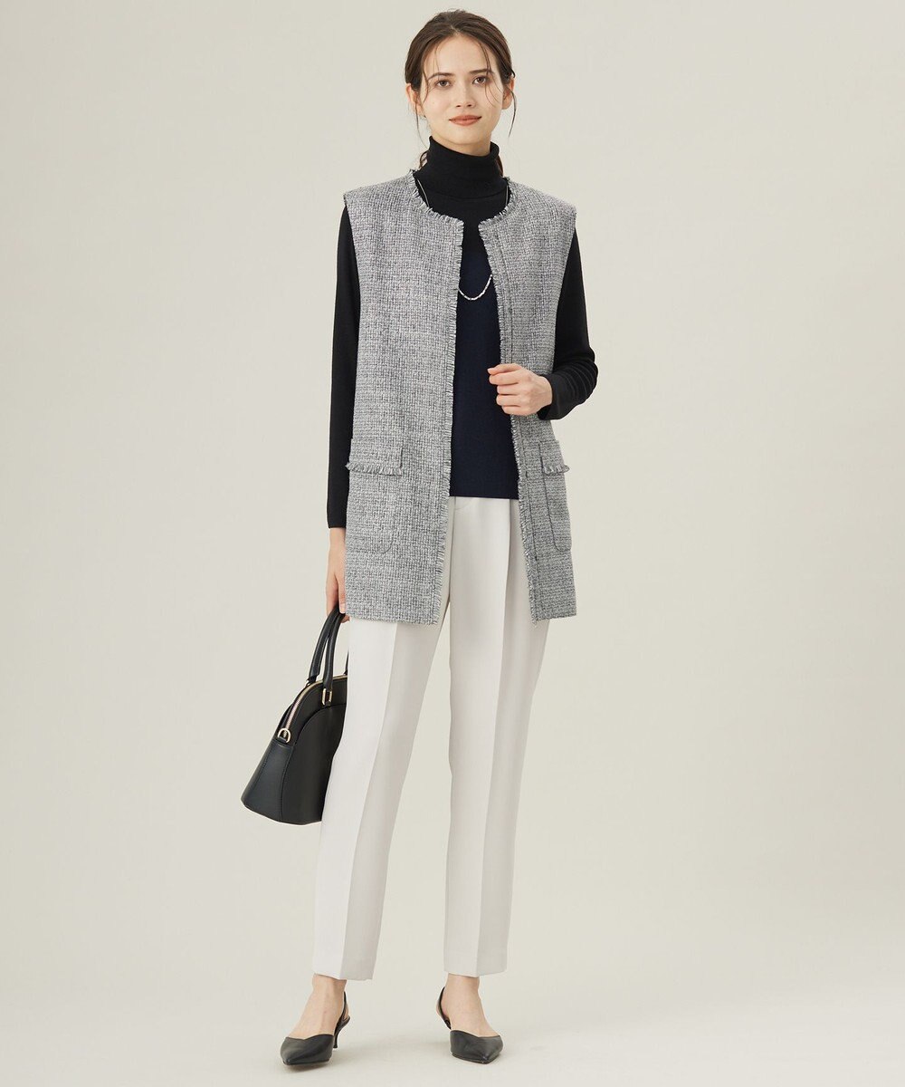 自由区 L 【19号サイズまで展開・カタログ掲載・セットアップ対応】トリアセダブルクロステーパード パンツ 