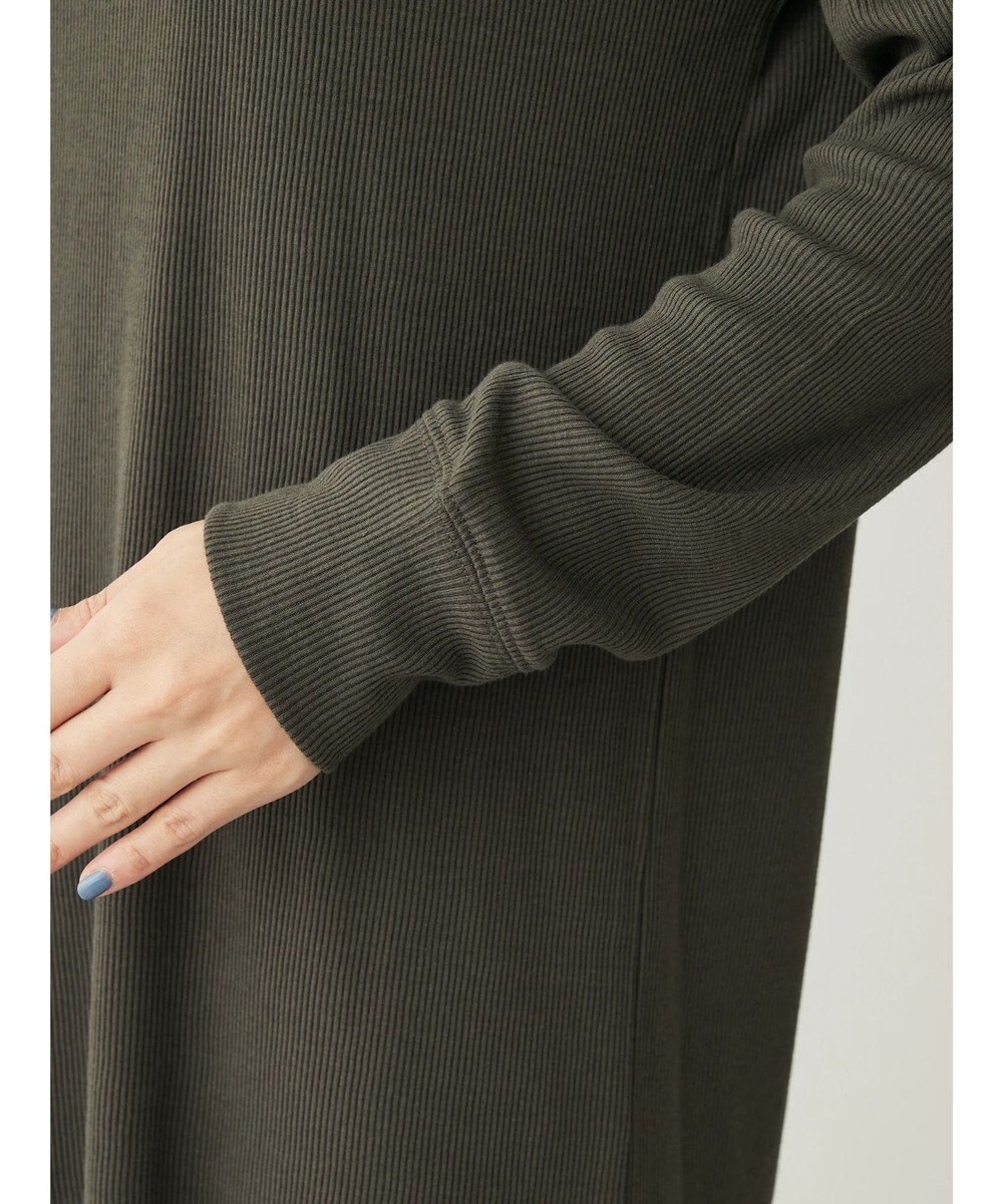 Green Parks リブカットＩラインワンピース 