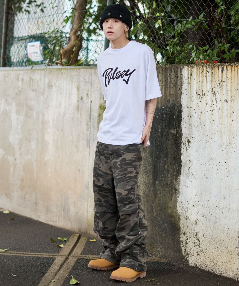 WEGO 【ユニセックス着用ITEM//MLサイズ展開】接触冷感グラフィックBIG　T（SS） 