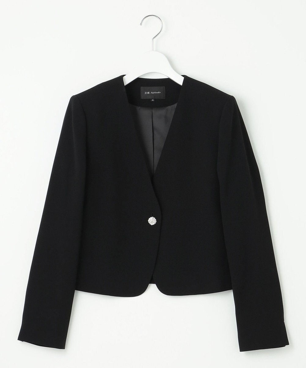 23区 S 【APPLAUDIR】クリアジョーゼット 3WAYコンパクトジャケット 