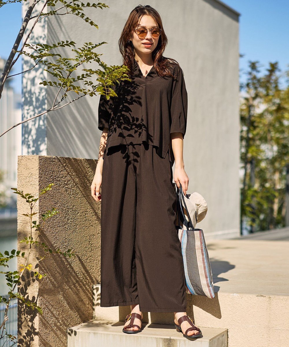 ANY 楽映えストレートパンツ 