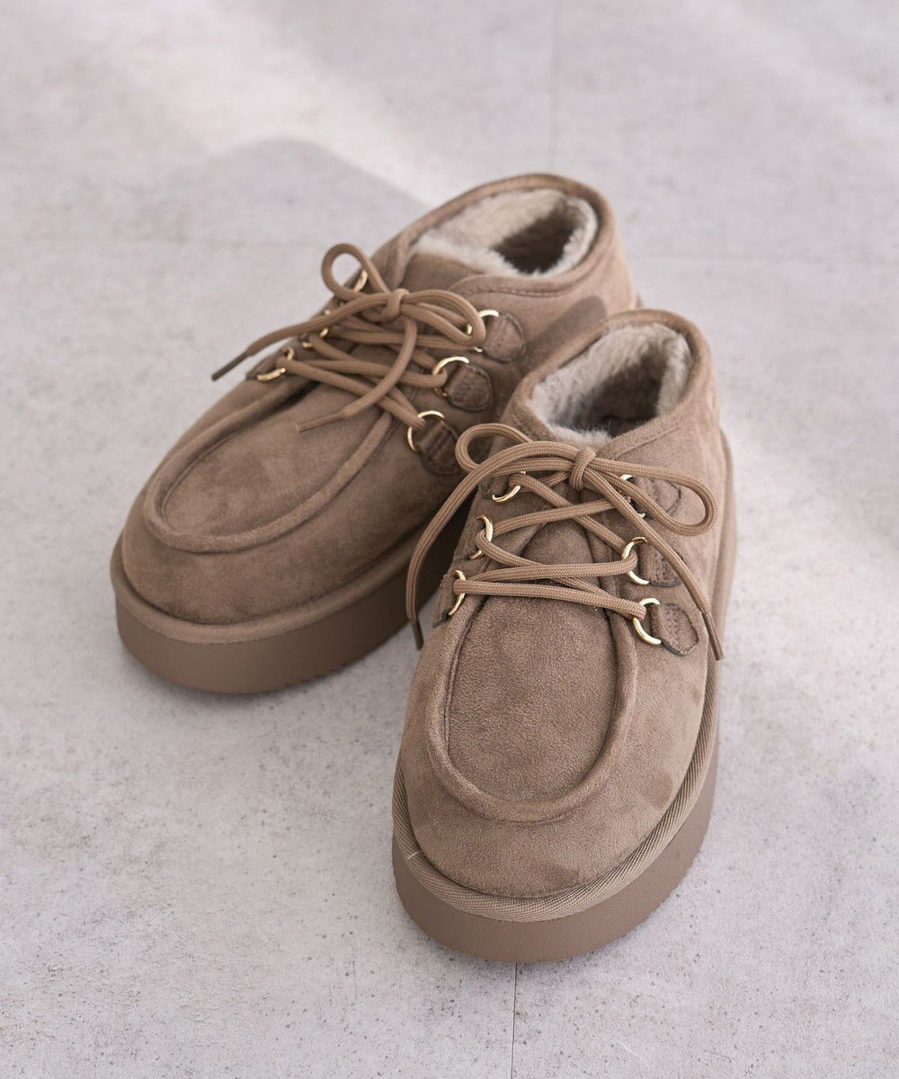 Green Parks ＲＵＰＩＳ．レースアップファーモカシューズ 