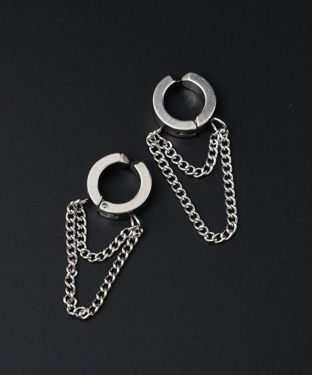 WEGO Ｍステンレスフープカフイヤリング 